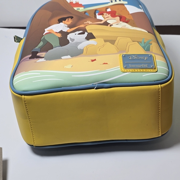 Loungefly Disney Little Mermaid Ariel Scene Mini Backpack & Card Holder NWT main image 9